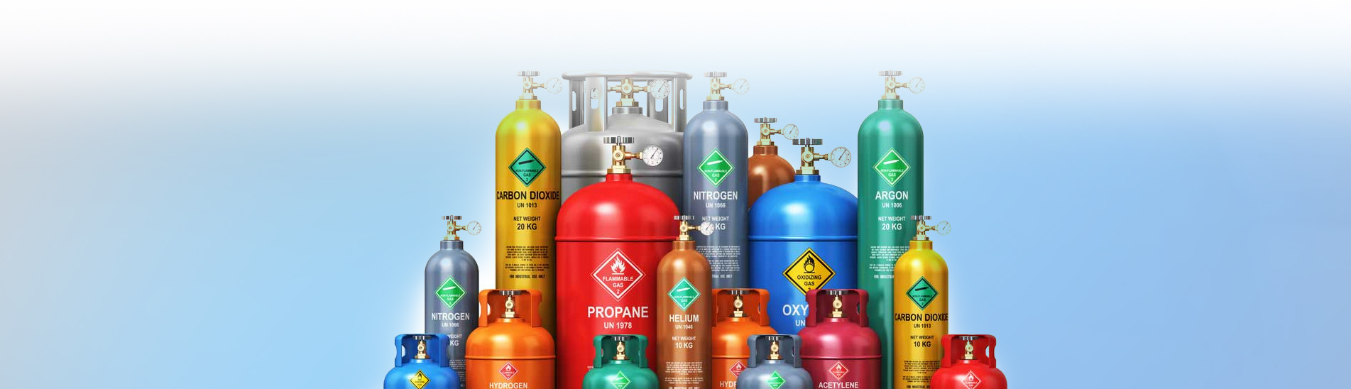 Gas Cylinders Banner